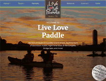 Tablet Screenshot of livelovepaddle.com